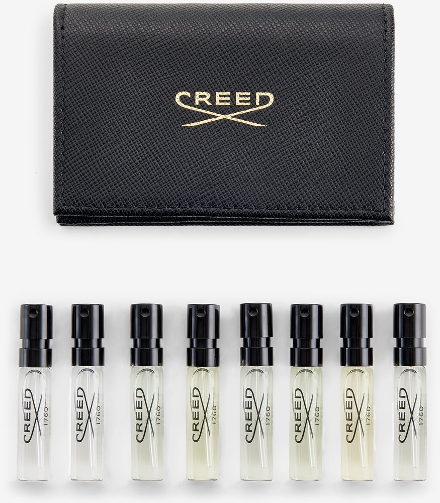 Creed Leather Sample Wallet - Black