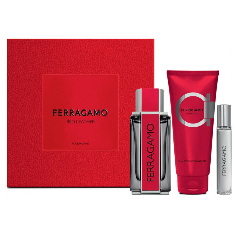 Ferragamo Red Leather
